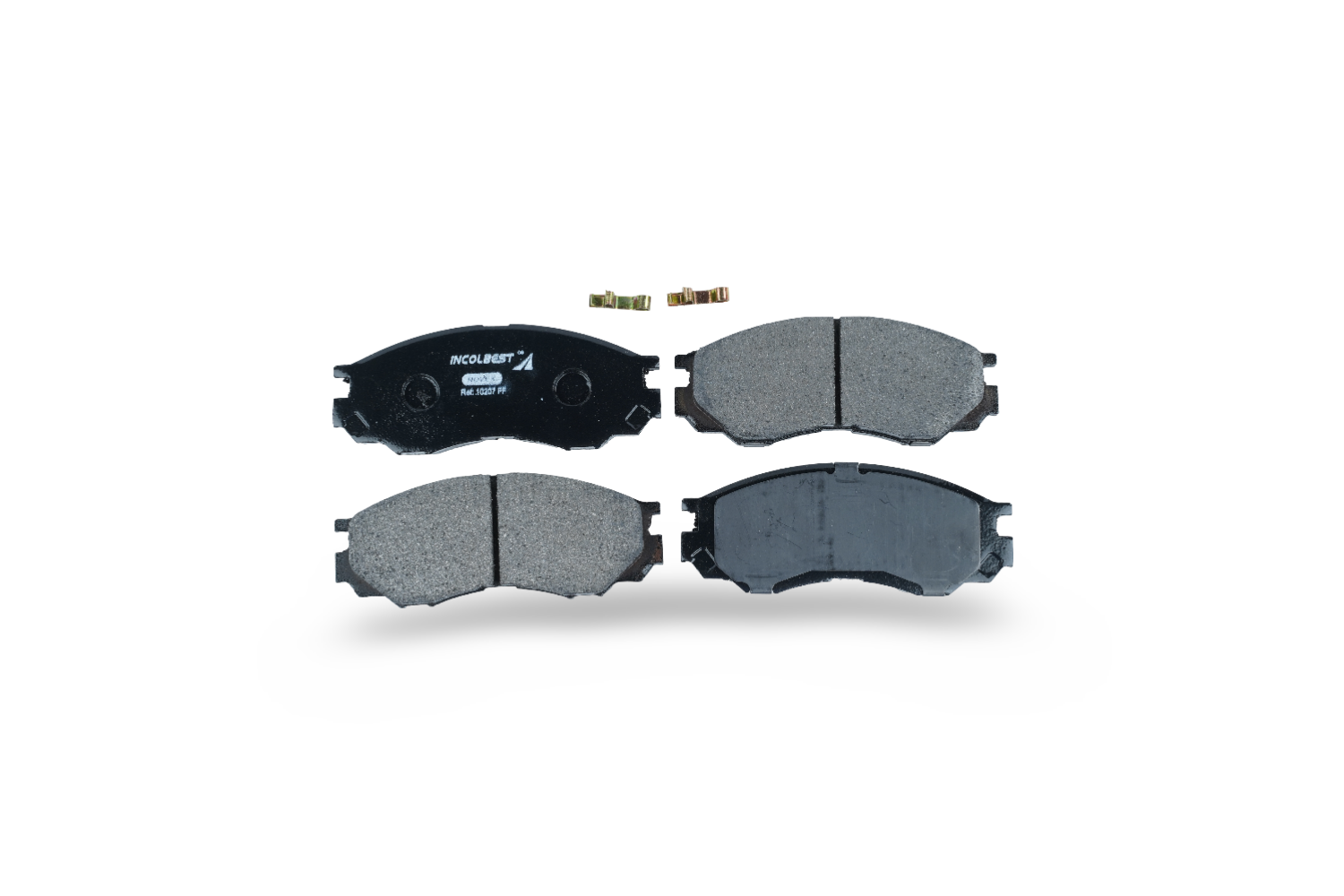 Pastillas de freno ref. 10207 – Delantera – Mitsubishi Montero V-11 (2.4) 1997–2012 / Zong Xing Grand Tiger 2.4–2.7–3.2 4WD 2007–2009