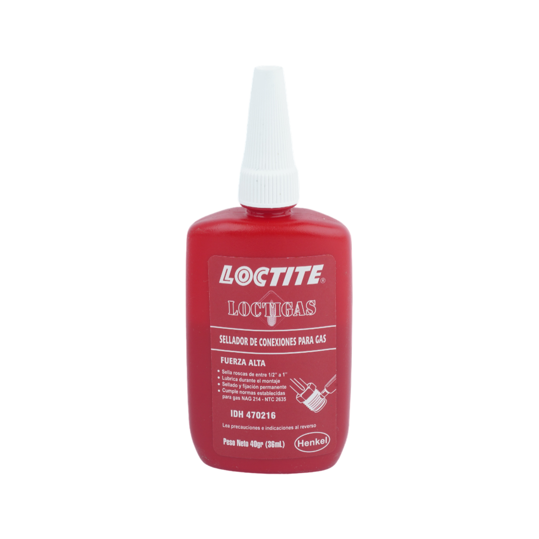 Sellador de roscas para tuberías metálicas-Loctite Loctigas ( 36ml)