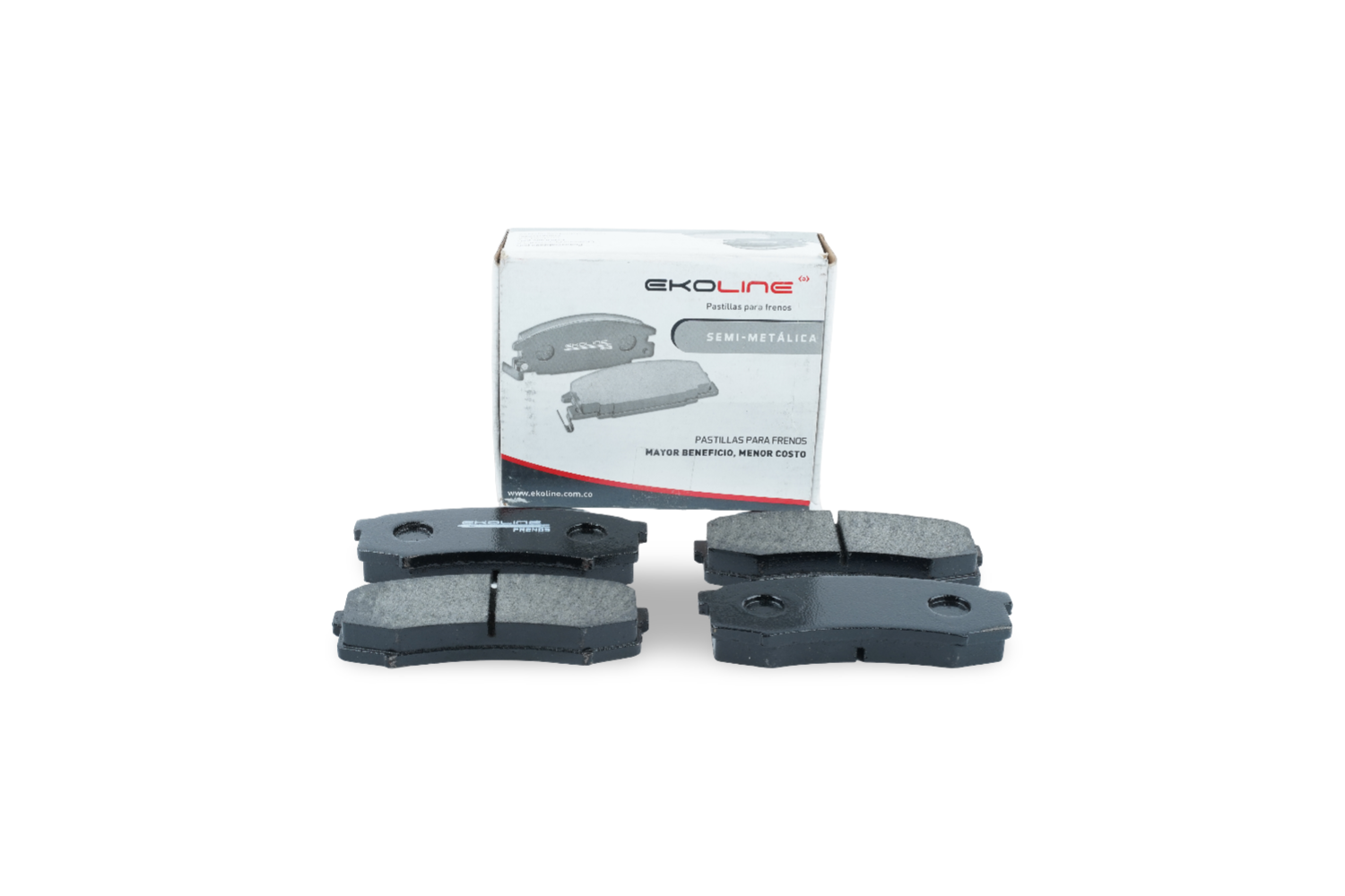 Pastillas de freno ref. 7487 – Trasera – Mitsubishi New Montero 3.8 / Toyota Land Cruiser / Prado / Tundra / Station Wagon (Burbuja)