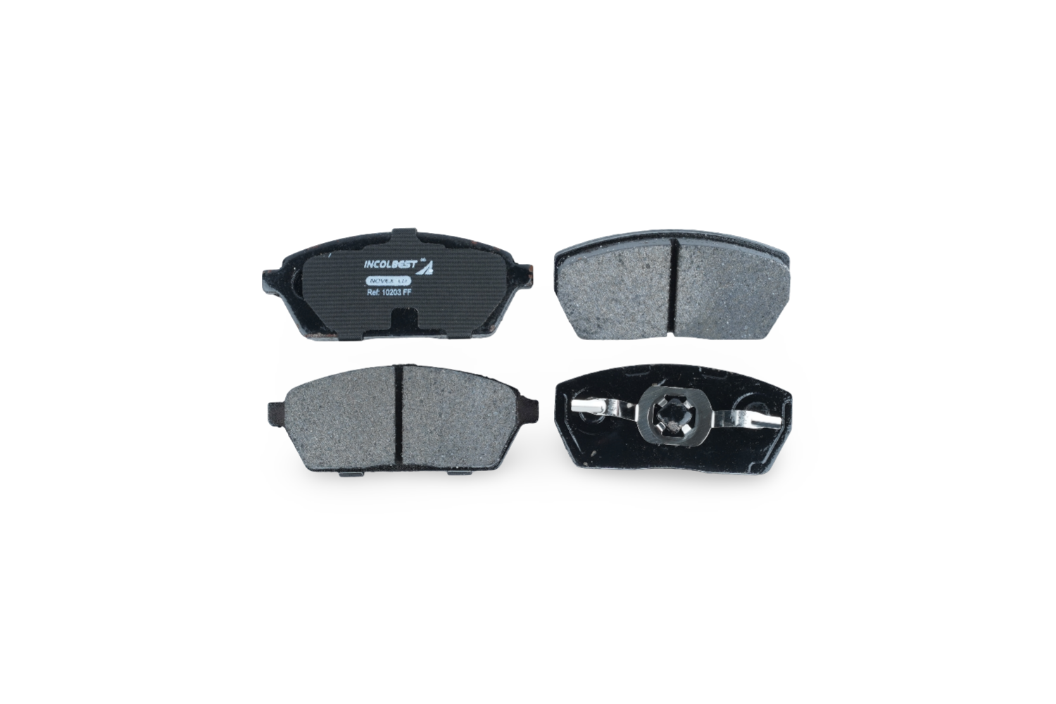 Pastillas de freno ref. 10203 – Delantera – Changhe (Freedom / Mini PickUp / Mini Truck / Minivan / SuperVan / Van) • Chevrolet Super Carry Van 1993–1998 • Hafei Van 2005–2007