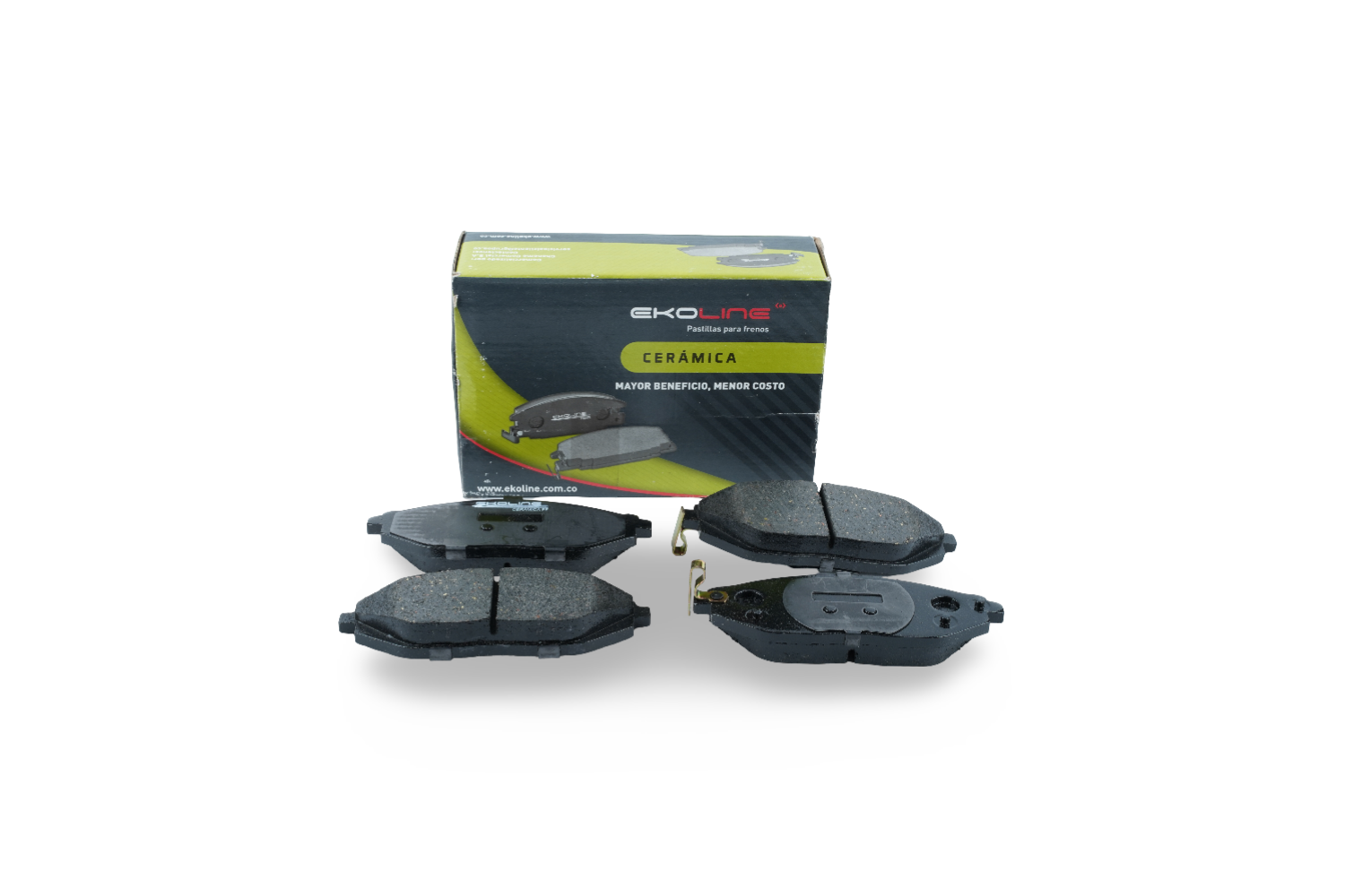 Pastillas de freno 10313 Delanteras – Chevrolet Aveo Emotion / Spark GT – Ekoline, Novex, Gamax, EX, Cerámica
