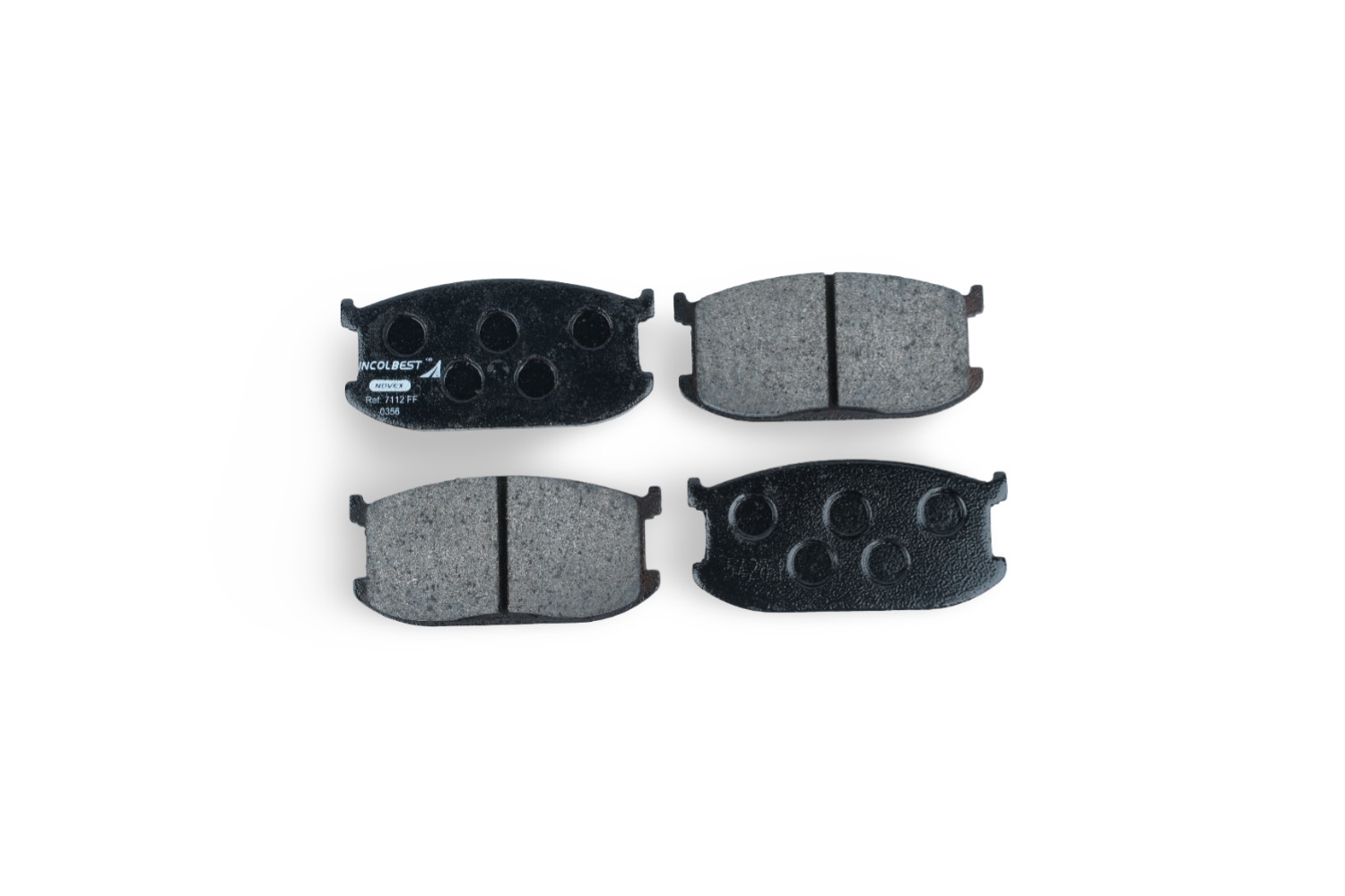 Pastillas de freno ref. 7112 – Delantera – Mazda 323 1981–1989