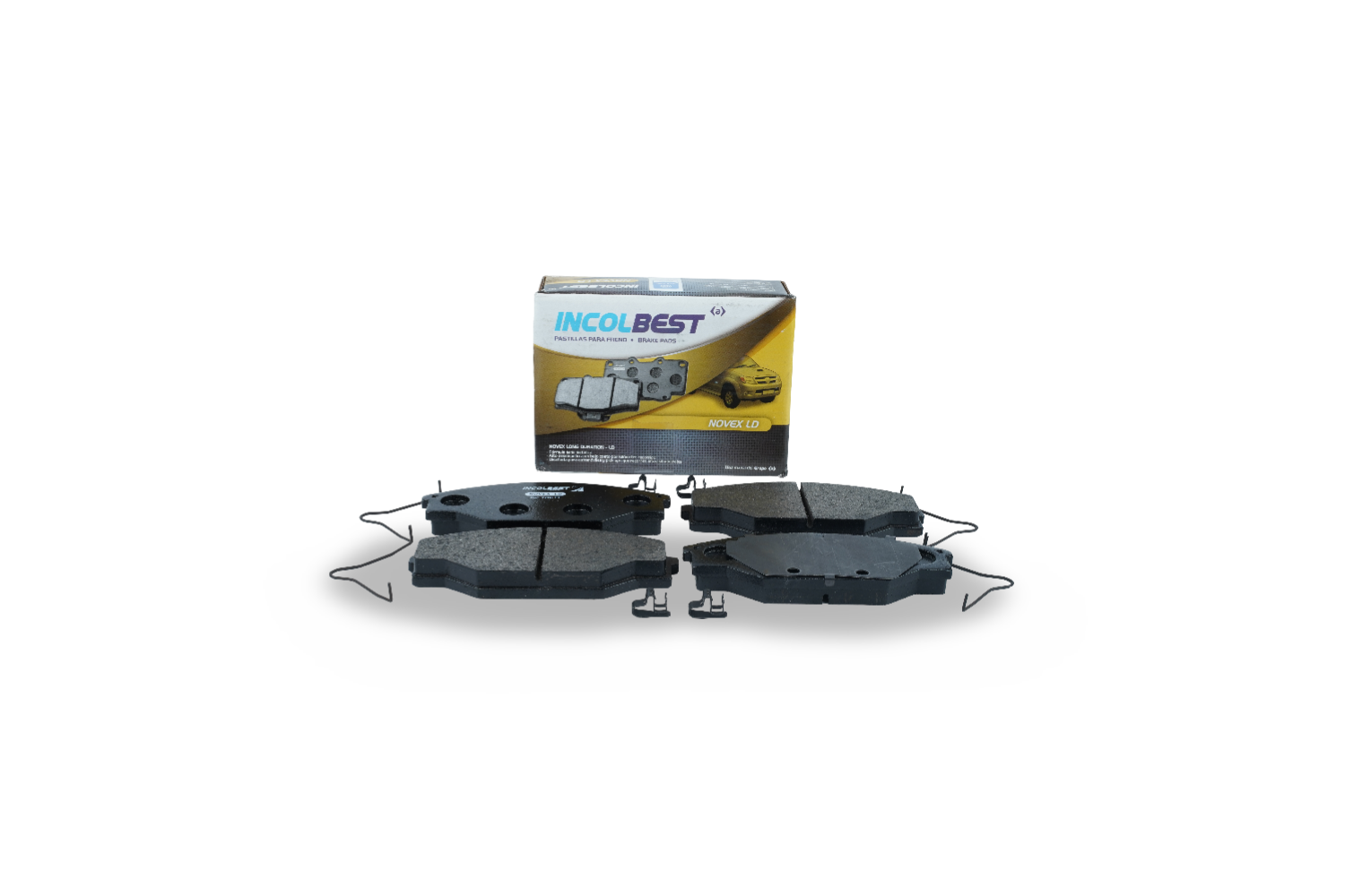 Pastillas de freno ref. 7205 – Delantera – Great Wall (Deer/Sailor/Socool) / Toyota Hilux 4x2 1993–2004 / Foton View / Zong Xing Admiral