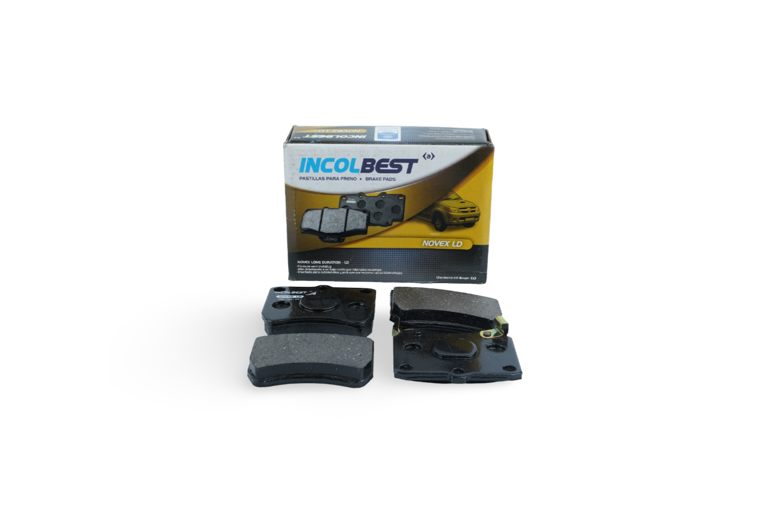 Pastillas de freno ref. 7291 – Ford Festiva 1992–2000 (Delantera) / Mazda 121 1987–1990 (Delantera) / Kia Pride 1996–2000 (Delantera) / Mitsubishi Montero V13 3.0L 1998–2007 (Trasera) / Mitsubishi Nativa 1996–2004 (Trasera)