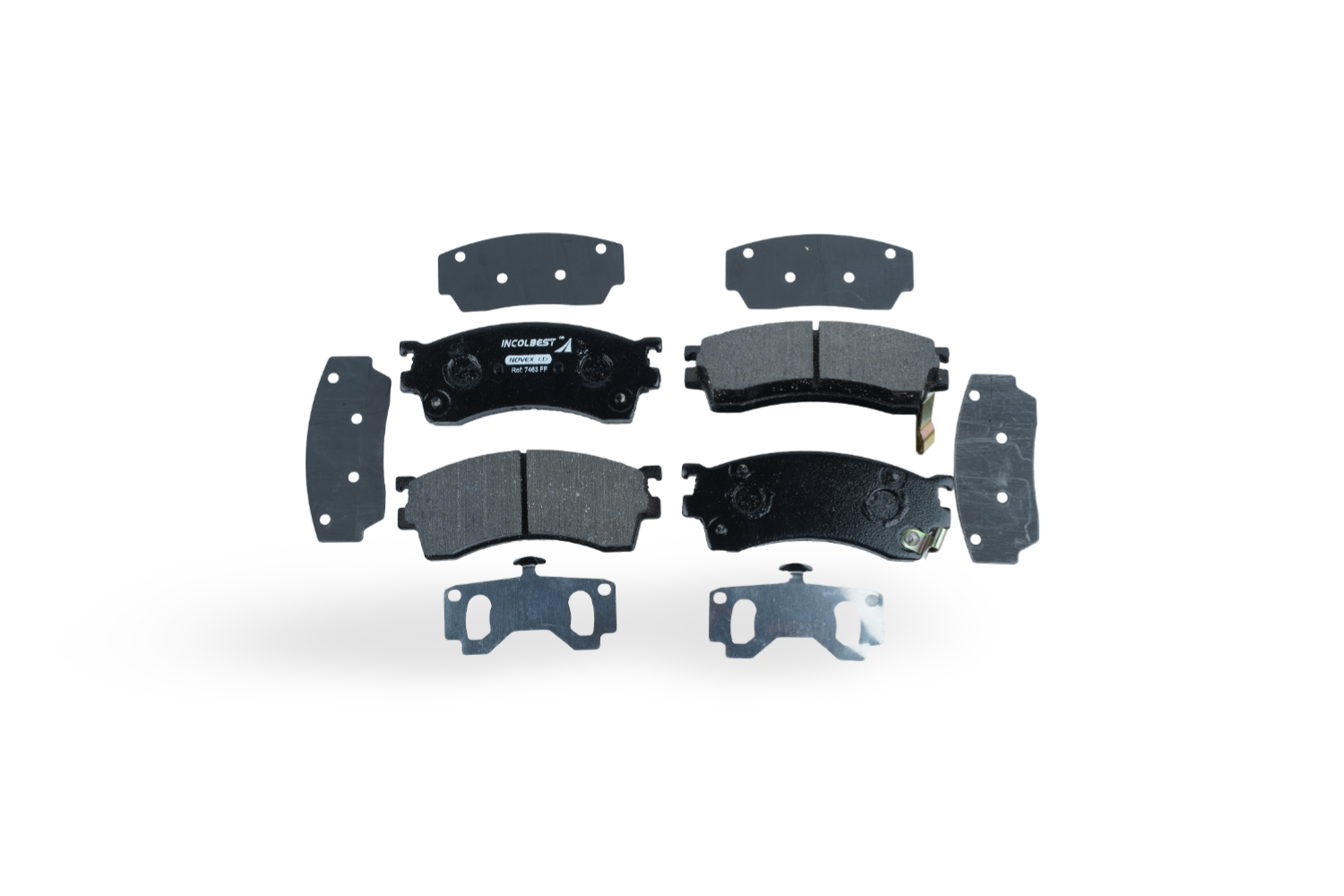 Pastillas de freno ref. 7463 – Aplicaciones Delanteras y Traseras según modelo – Mazda 626 Matsuri / Haima 3 1.8 / Great Wall Hover