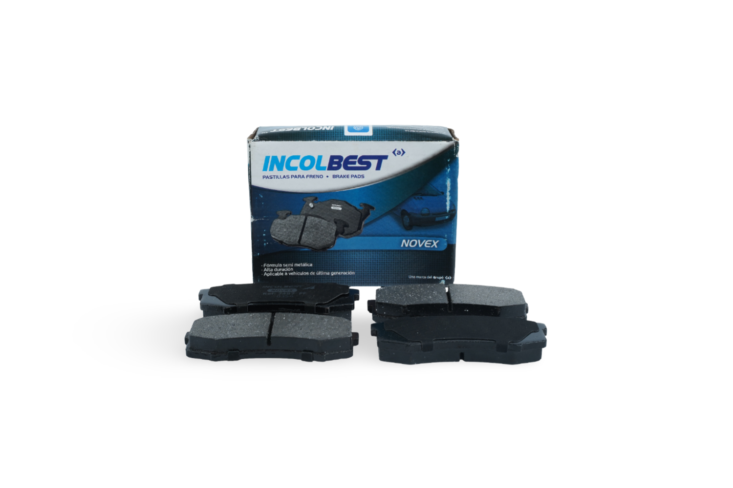 Pastillas de freno ref. 7487 – Trasera – Mitsubishi New Montero 3.8 / Toyota Land Cruiser / Prado / Tundra / Station Wagon (Burbuja)