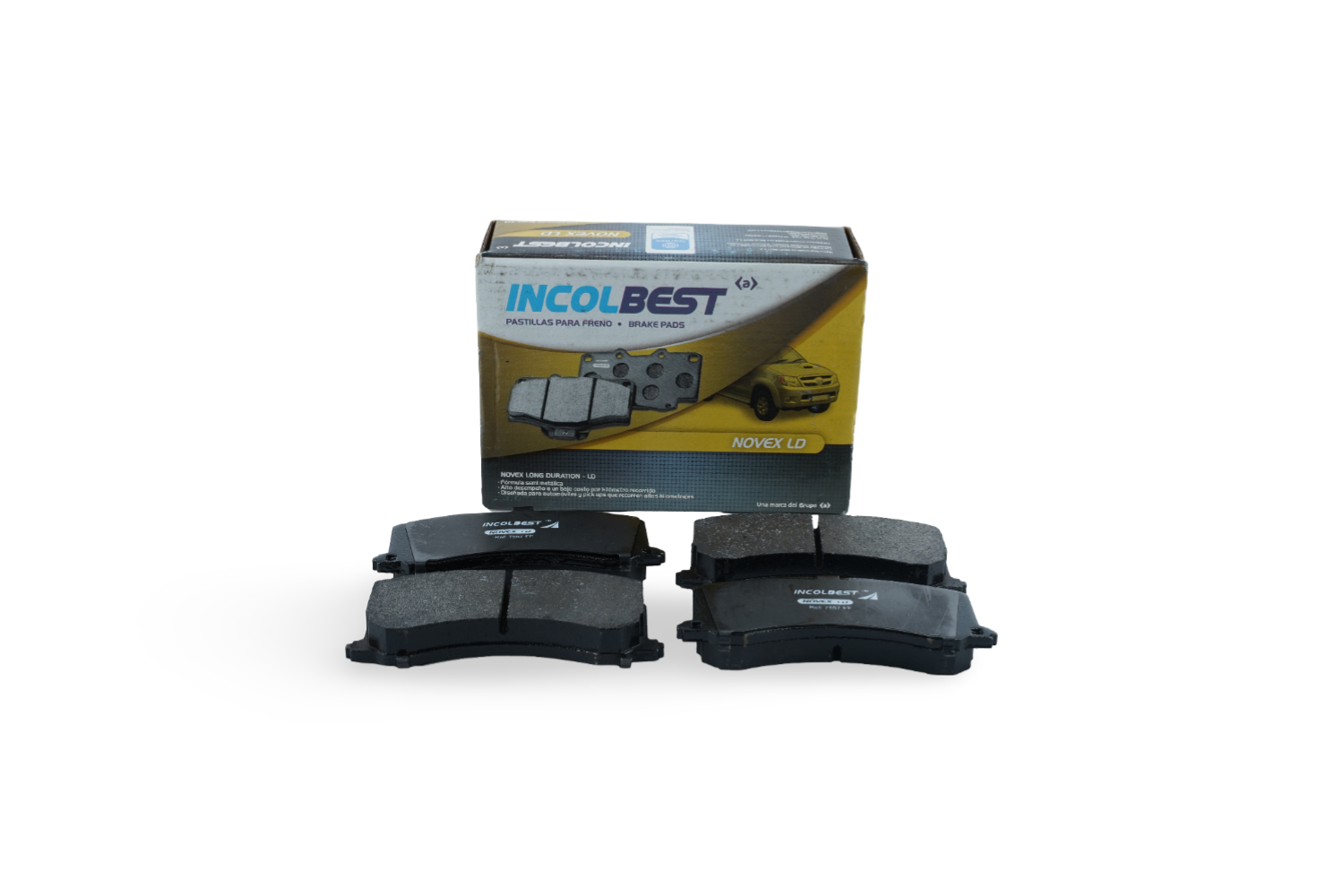 Pastillas de freno ref. 7557 – Delantera – Chevrolet Esteem 1.6 1995–2000 / Chevrolet Esteem 1.3 1996–2003 / Chevrolet Swift 1.0 1993–1996