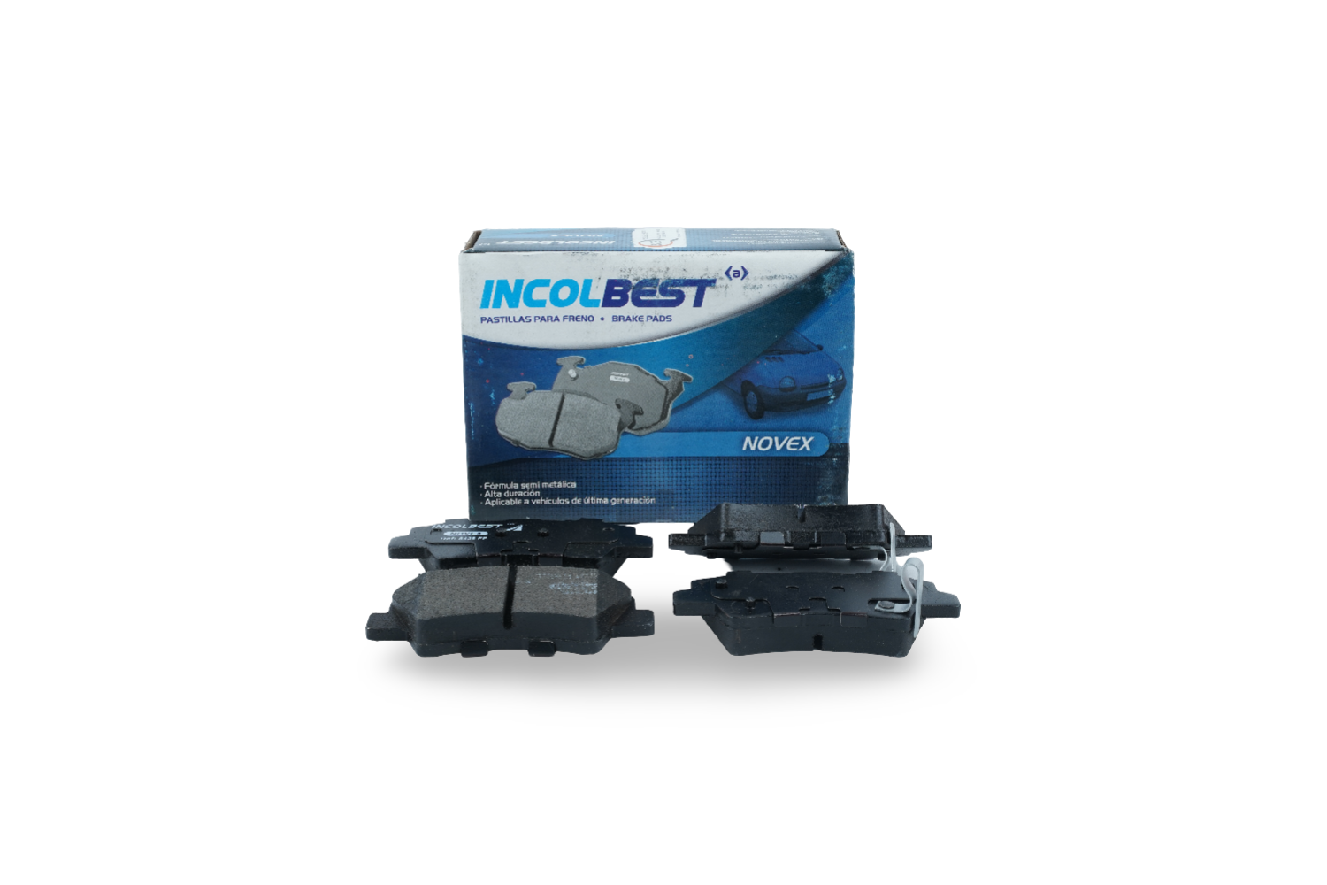 Pastillas de freno ref. 8428 – Trasera – Hyundai (Elantra / Sonata / Veloster / Azera) • Kia (Soul / Forte / Cadenza / Optima)