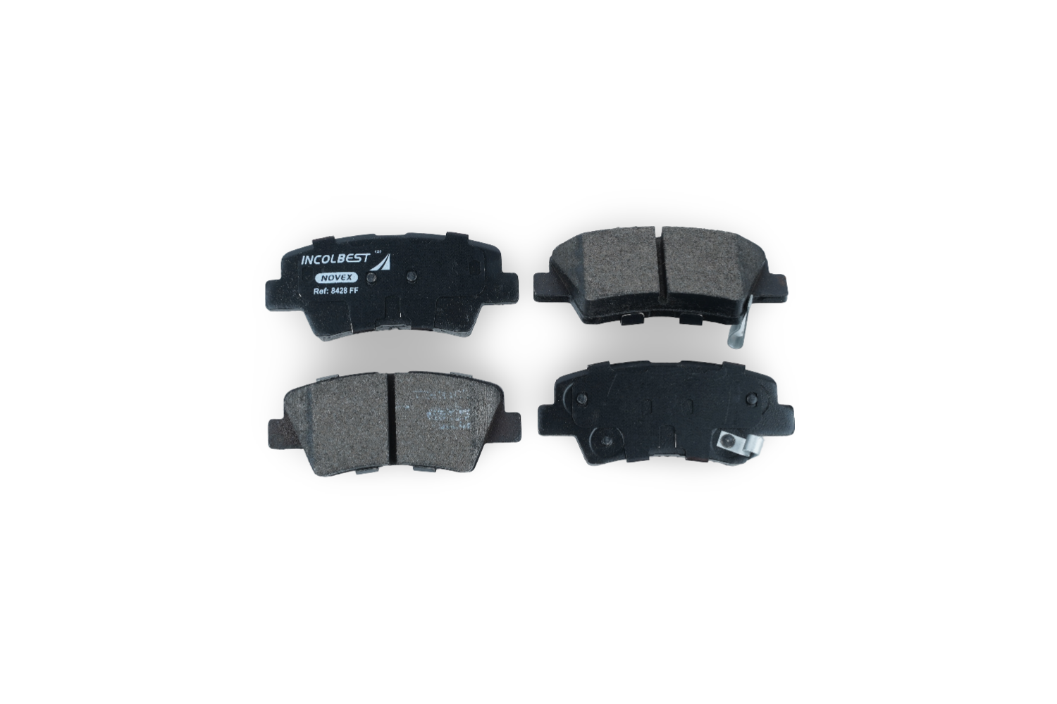 Pastillas de freno ref. 8428 – Trasera – Hyundai (Elantra / Sonata / Veloster / Azera) • Kia (Soul / Forte / Cadenza / Optima)