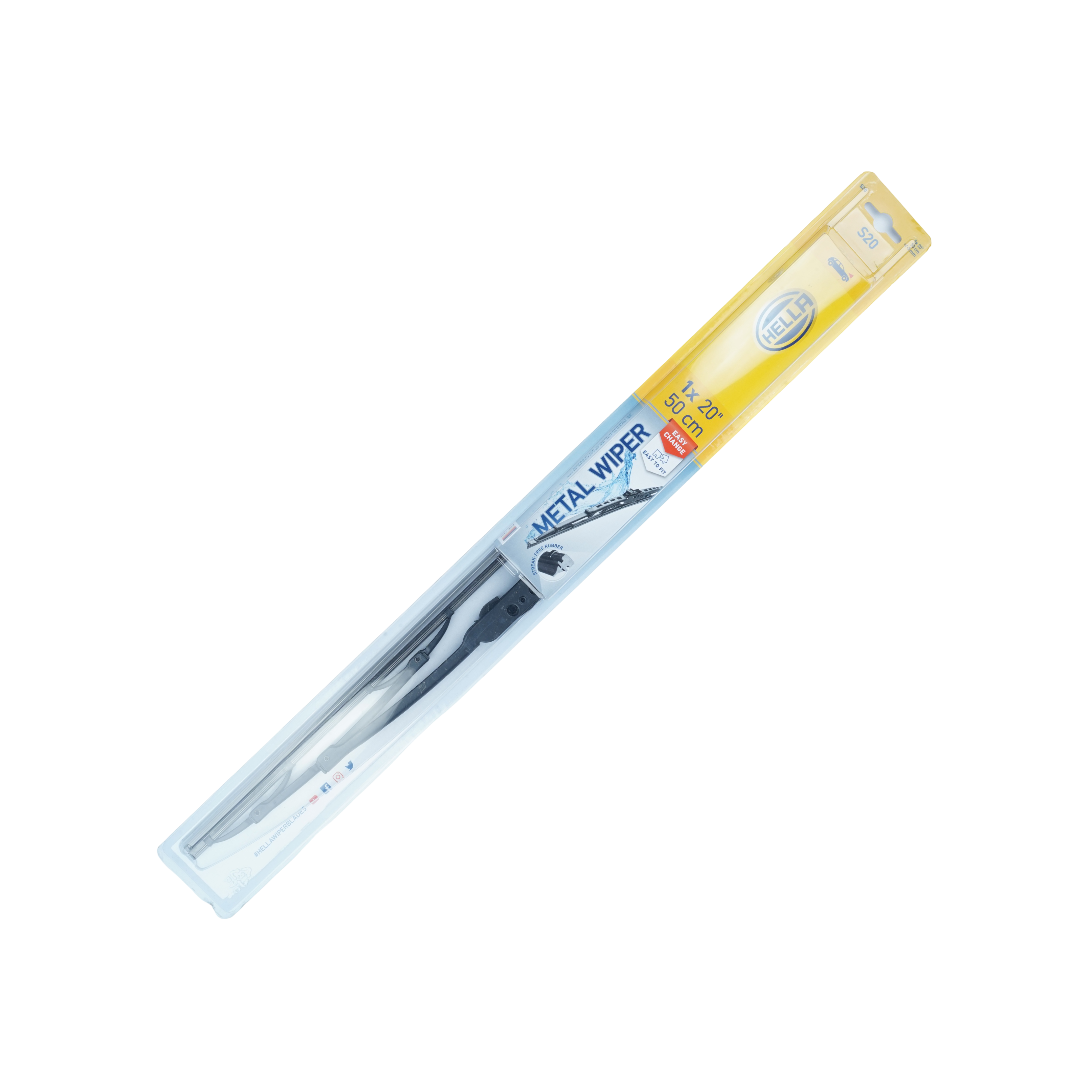 Plumilla/limpiaparabrisas Metálica Hella